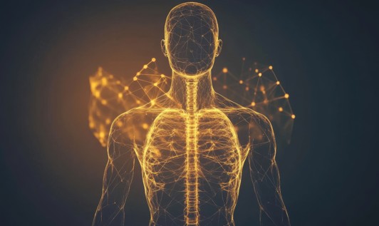 Visual representation of the human nervous system