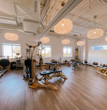 stretching room filled with various movement apparatus