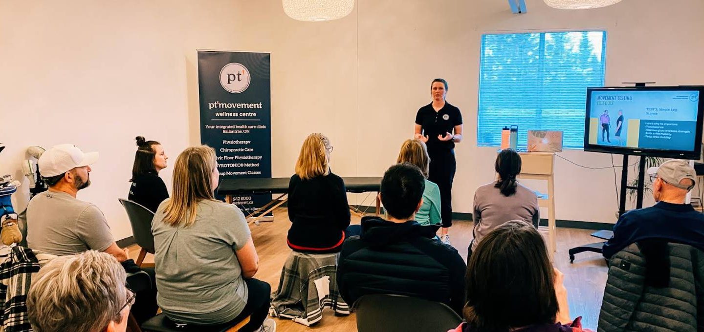 a person presenting to an audience